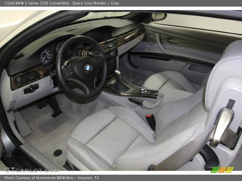 Gray Interior - 2008 3 Series 328i Convertible 