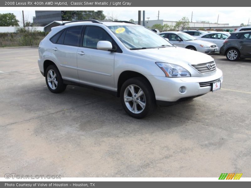 Classic Silver Metallic / Light Gray 2008 Lexus RX 400h AWD Hybrid