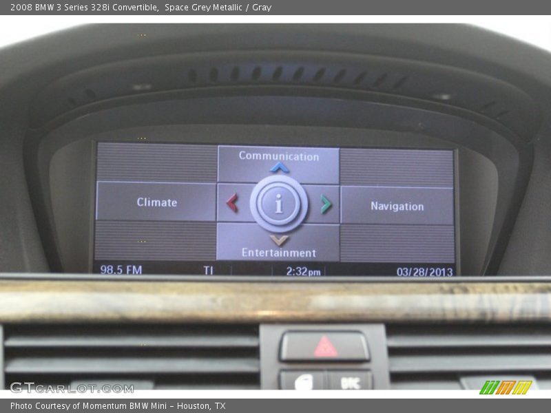 Space Grey Metallic / Gray 2008 BMW 3 Series 328i Convertible