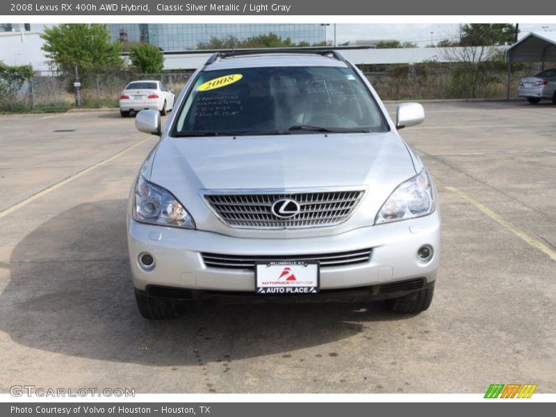 Classic Silver Metallic / Light Gray 2008 Lexus RX 400h AWD Hybrid