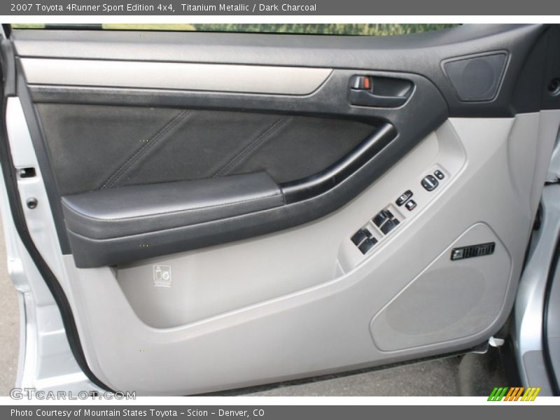 Titanium Metallic / Dark Charcoal 2007 Toyota 4Runner Sport Edition 4x4