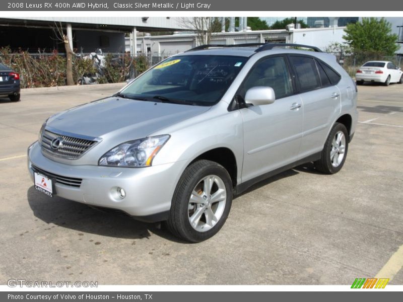 Classic Silver Metallic / Light Gray 2008 Lexus RX 400h AWD Hybrid