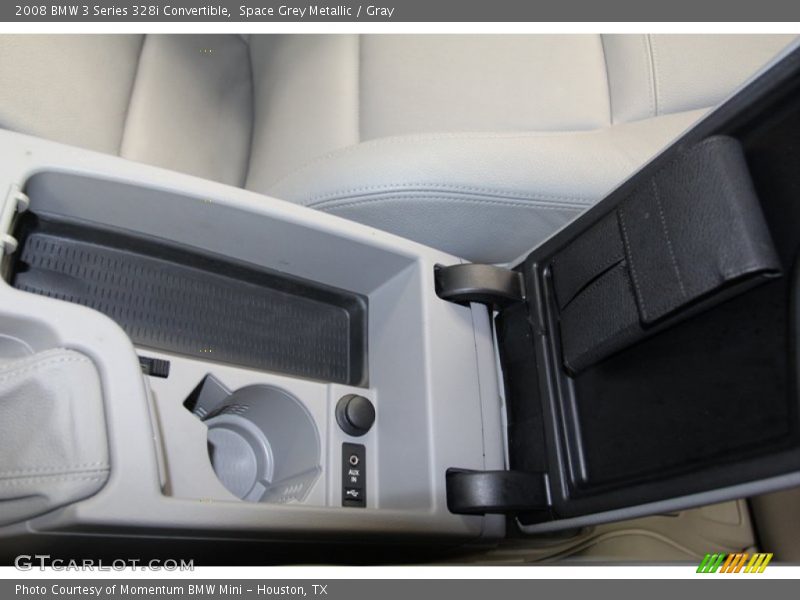 Space Grey Metallic / Gray 2008 BMW 3 Series 328i Convertible
