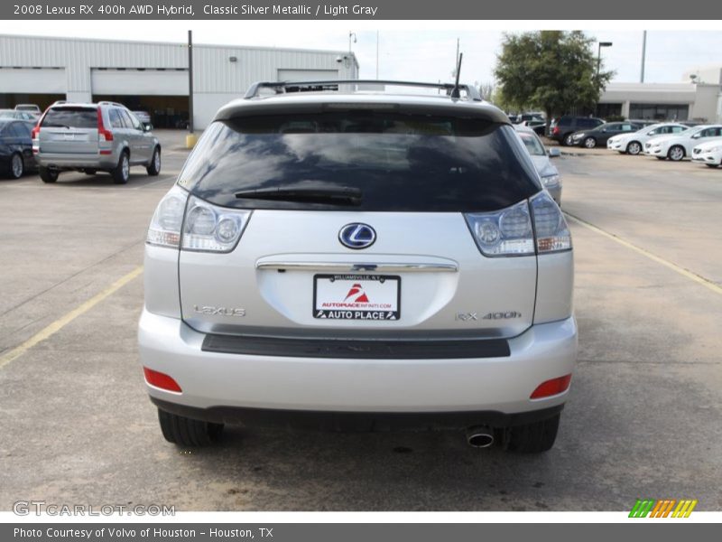 Classic Silver Metallic / Light Gray 2008 Lexus RX 400h AWD Hybrid