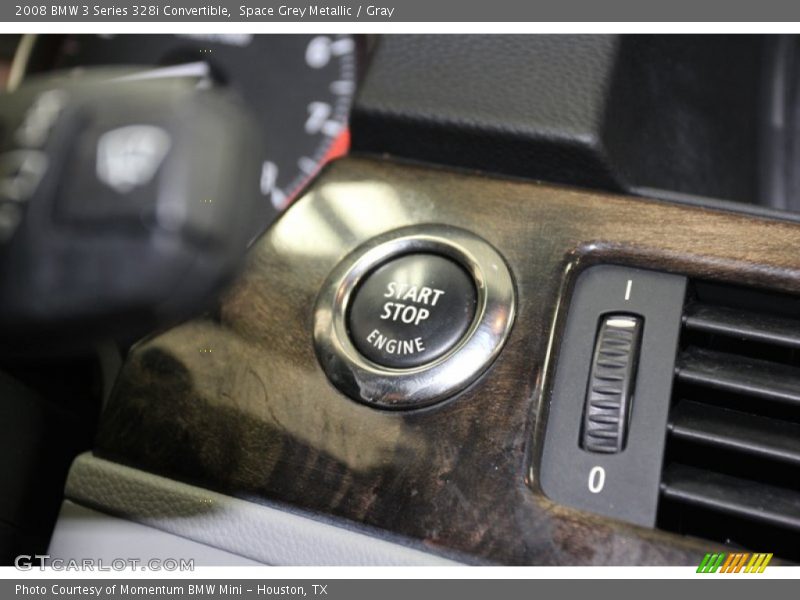 Space Grey Metallic / Gray 2008 BMW 3 Series 328i Convertible