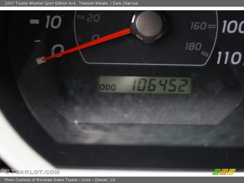 Titanium Metallic / Dark Charcoal 2007 Toyota 4Runner Sport Edition 4x4