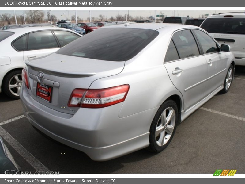 Classic Silver Metallic / Ash Gray 2010 Toyota Camry SE V6