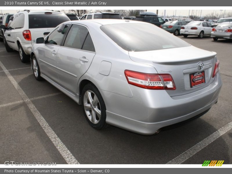 Classic Silver Metallic / Ash Gray 2010 Toyota Camry SE V6