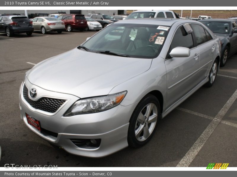Classic Silver Metallic / Ash Gray 2010 Toyota Camry SE V6