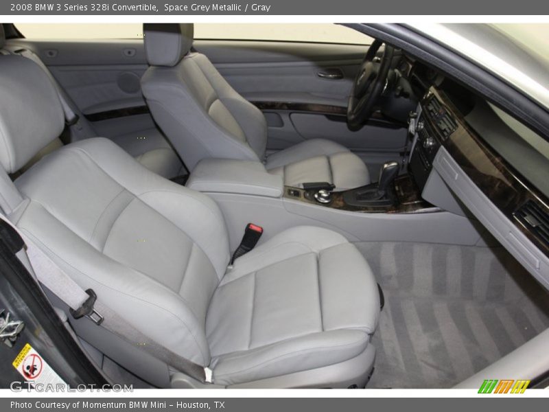  2008 3 Series 328i Convertible Gray Interior