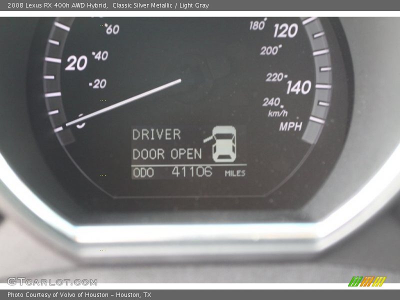 Classic Silver Metallic / Light Gray 2008 Lexus RX 400h AWD Hybrid
