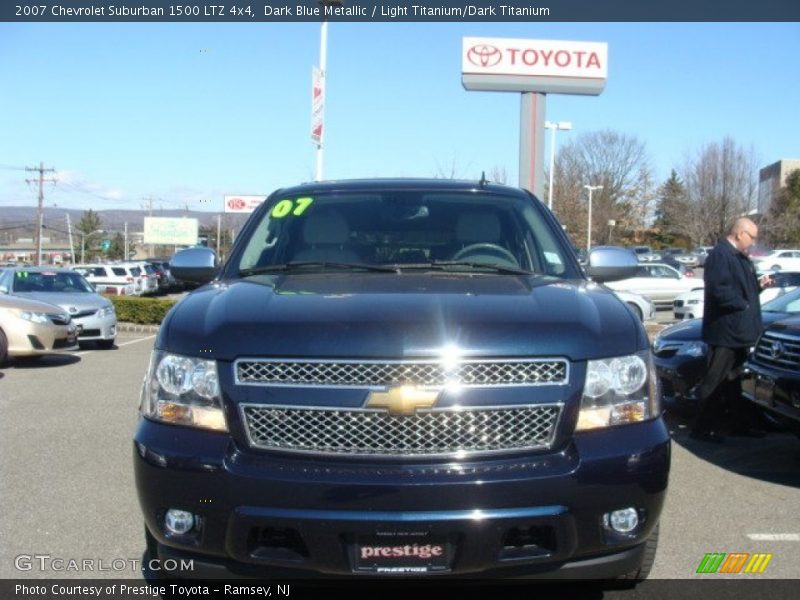 Dark Blue Metallic / Light Titanium/Dark Titanium 2007 Chevrolet Suburban 1500 LTZ 4x4