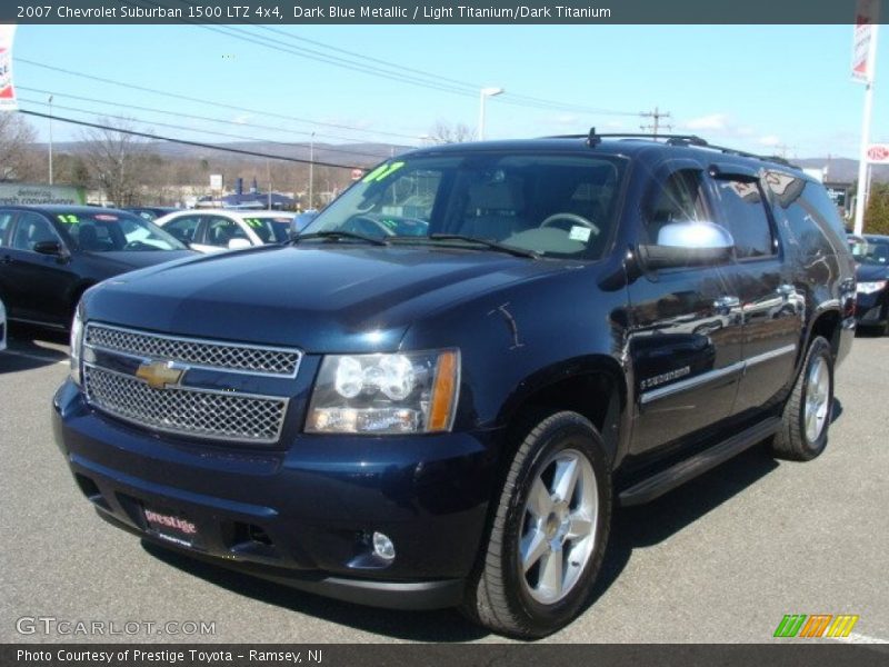 Dark Blue Metallic / Light Titanium/Dark Titanium 2007 Chevrolet Suburban 1500 LTZ 4x4