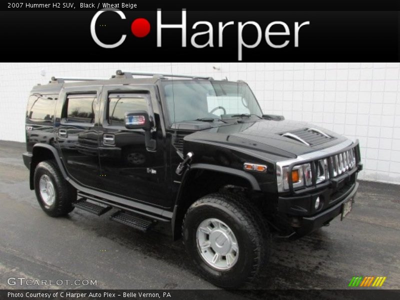 Black / Wheat Beige 2007 Hummer H2 SUV