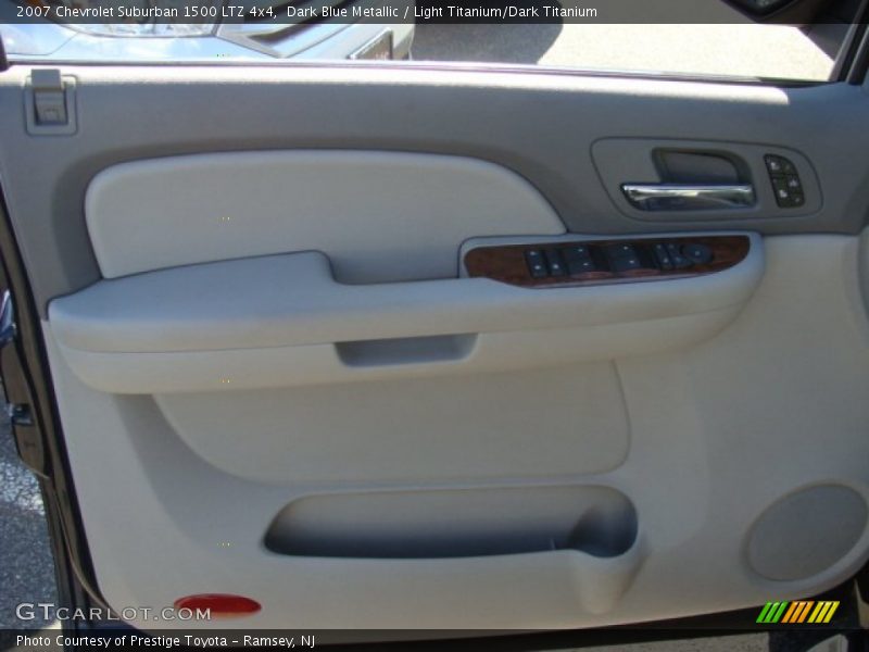 Dark Blue Metallic / Light Titanium/Dark Titanium 2007 Chevrolet Suburban 1500 LTZ 4x4