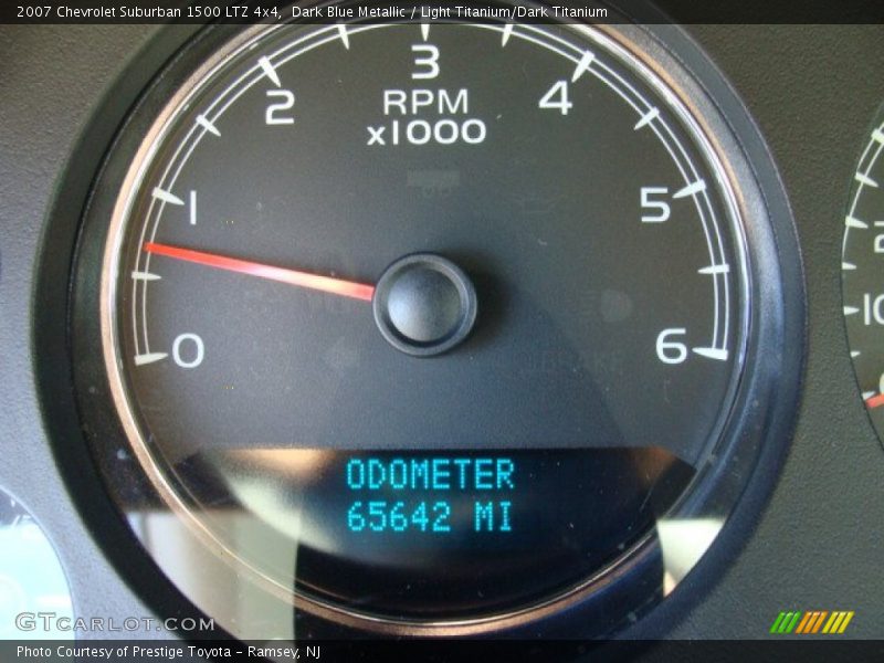 Dark Blue Metallic / Light Titanium/Dark Titanium 2007 Chevrolet Suburban 1500 LTZ 4x4