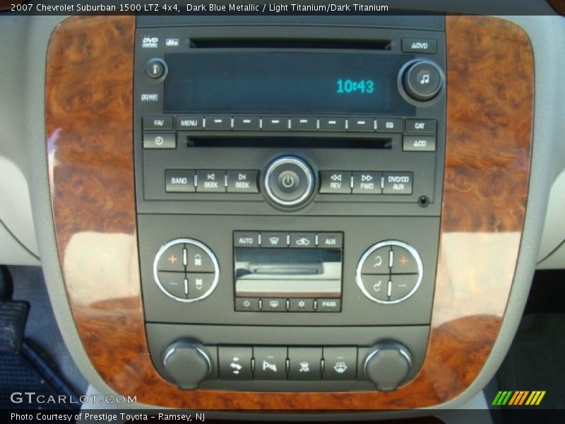 Dark Blue Metallic / Light Titanium/Dark Titanium 2007 Chevrolet Suburban 1500 LTZ 4x4