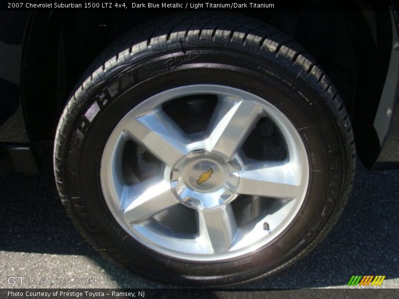 Dark Blue Metallic / Light Titanium/Dark Titanium 2007 Chevrolet Suburban 1500 LTZ 4x4