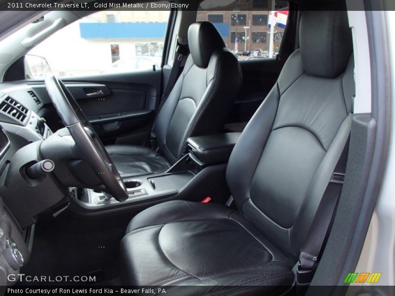 Gold Mist Metallic / Ebony/Ebony 2011 Chevrolet Traverse LT