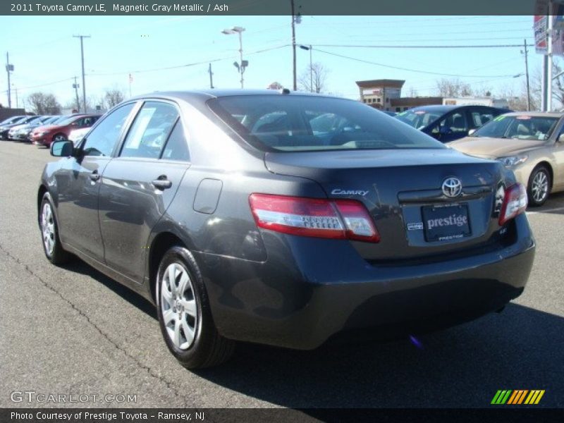 Magnetic Gray Metallic / Ash 2011 Toyota Camry LE
