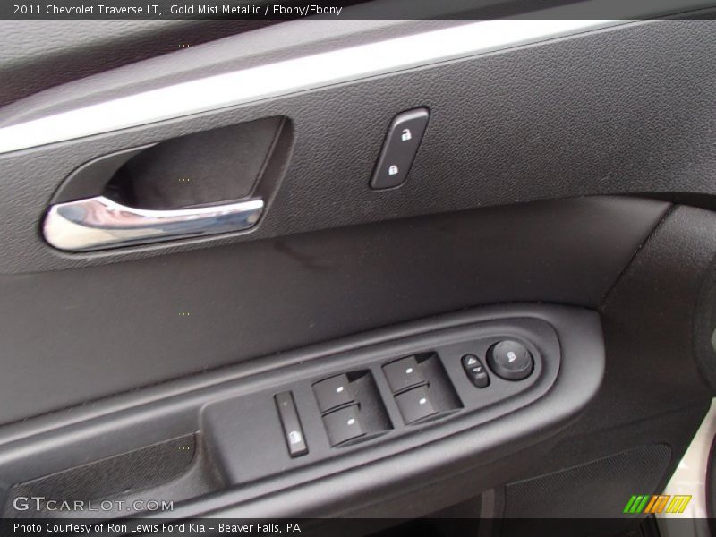 Gold Mist Metallic / Ebony/Ebony 2011 Chevrolet Traverse LT