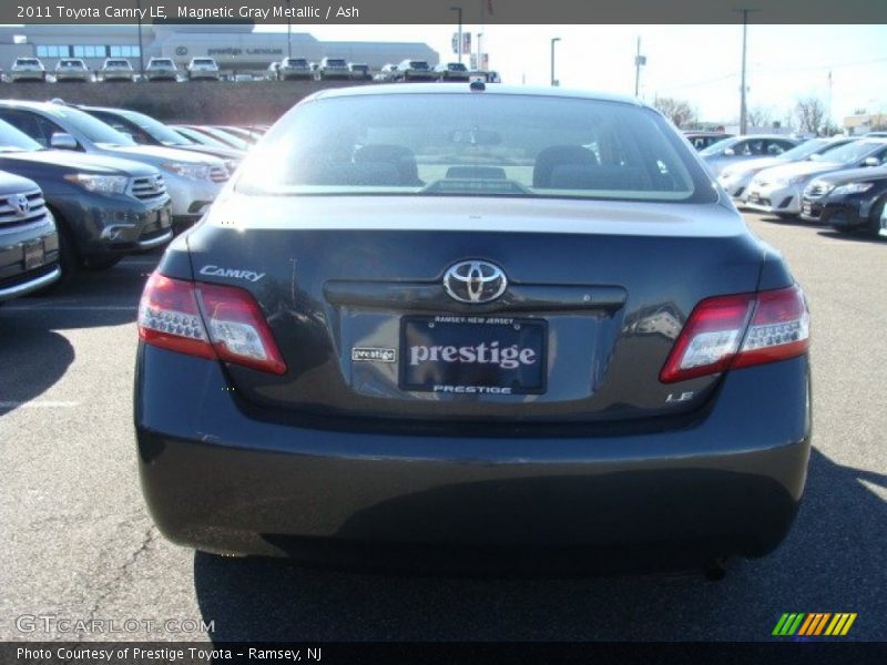 Magnetic Gray Metallic / Ash 2011 Toyota Camry LE