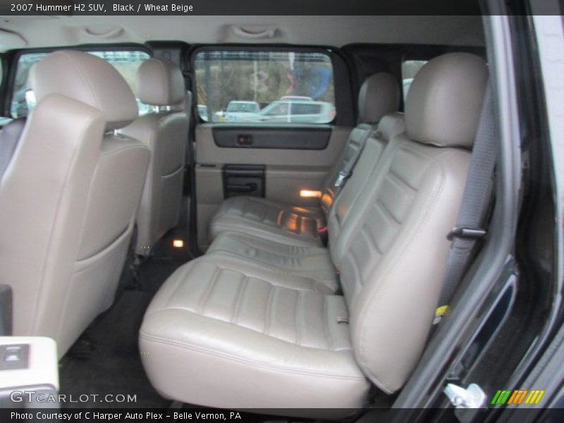 Rear Seat of 2007 H2 SUV