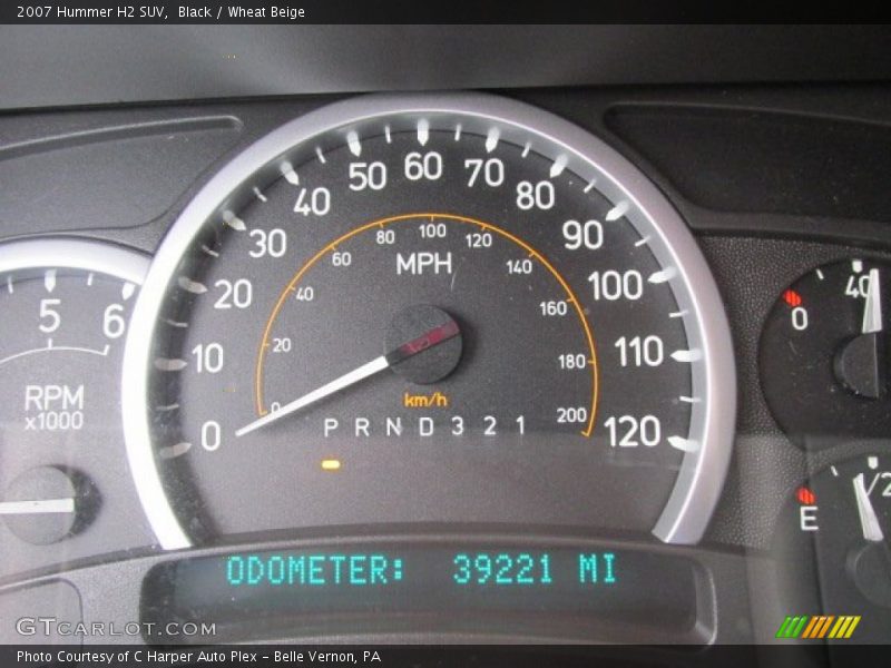  2007 H2 SUV SUV Gauges