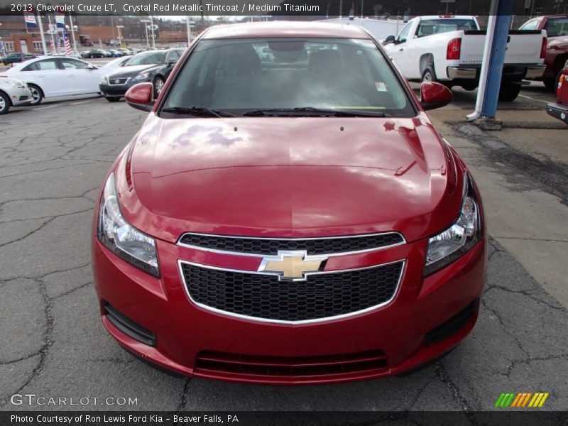 Crystal Red Metallic Tintcoat / Medium Titanium 2013 Chevrolet Cruze LT