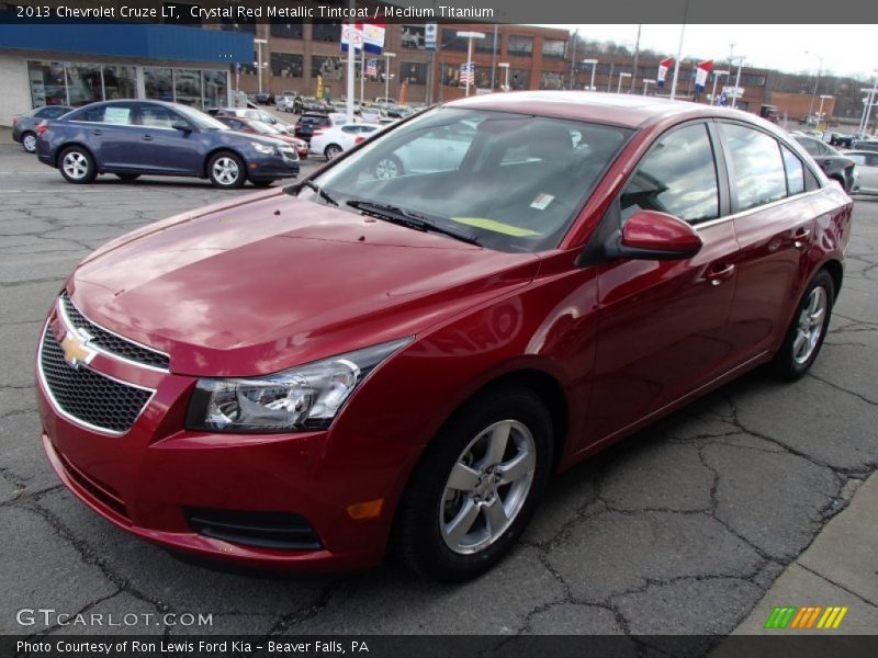 Crystal Red Metallic Tintcoat / Medium Titanium 2013 Chevrolet Cruze LT