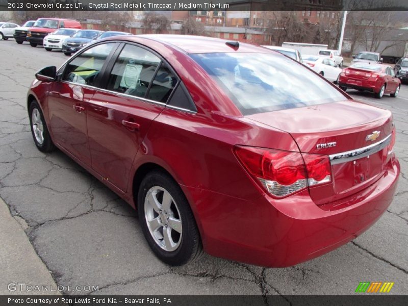 Crystal Red Metallic Tintcoat / Medium Titanium 2013 Chevrolet Cruze LT