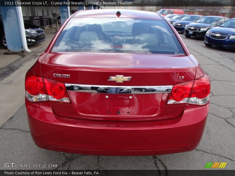 Crystal Red Metallic Tintcoat / Medium Titanium 2013 Chevrolet Cruze LT