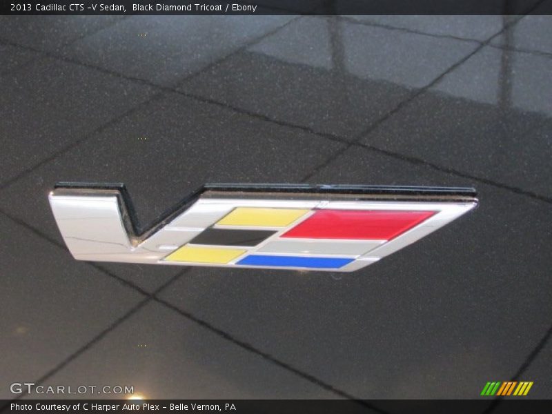 Black Diamond Tricoat / Ebony 2013 Cadillac CTS -V Sedan