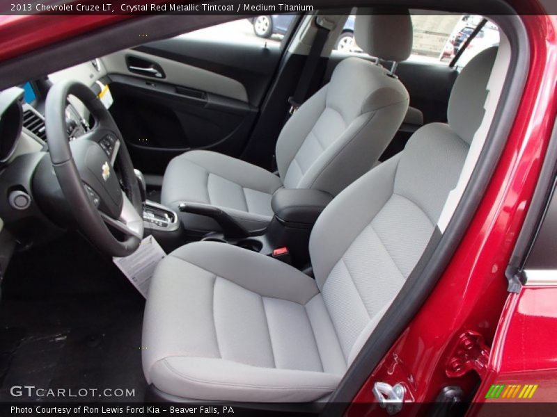 Crystal Red Metallic Tintcoat / Medium Titanium 2013 Chevrolet Cruze LT