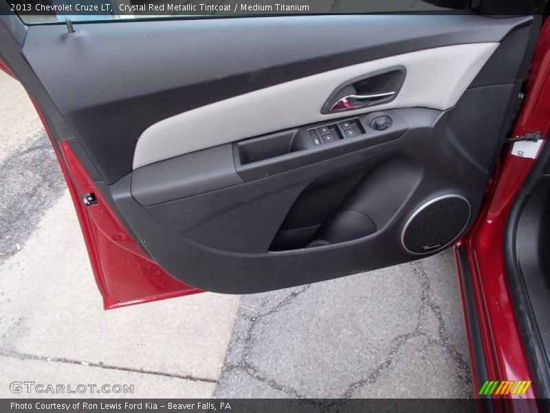 Crystal Red Metallic Tintcoat / Medium Titanium 2013 Chevrolet Cruze LT