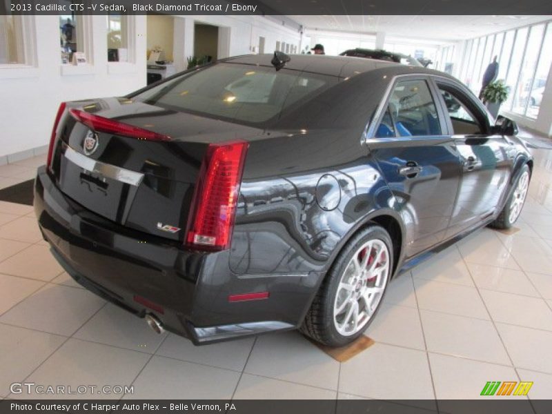 Black Diamond Tricoat / Ebony 2013 Cadillac CTS -V Sedan