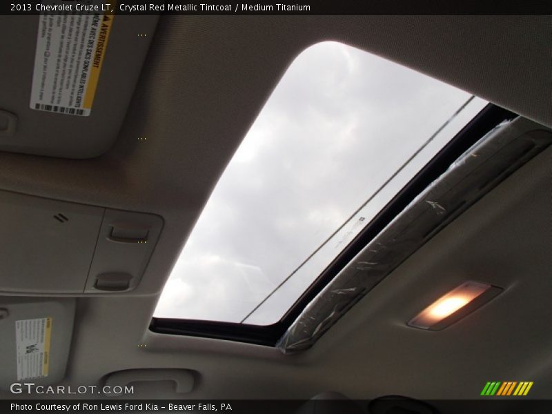 Crystal Red Metallic Tintcoat / Medium Titanium 2013 Chevrolet Cruze LT