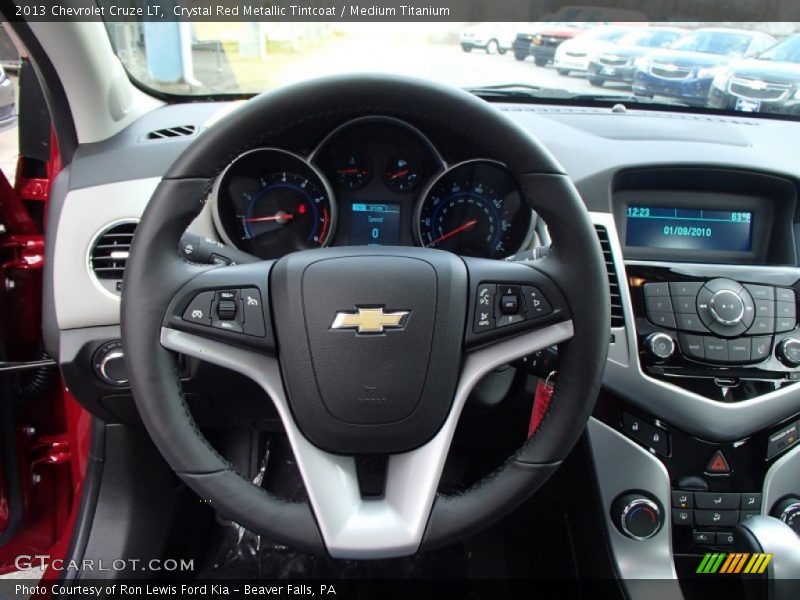 Crystal Red Metallic Tintcoat / Medium Titanium 2013 Chevrolet Cruze LT