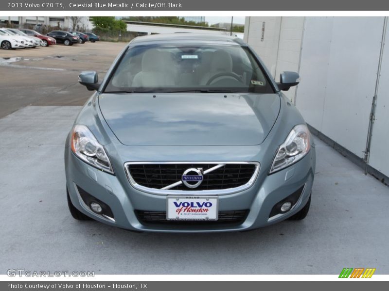 Celestial Blue Metallic / Calcite/Off Black 2013 Volvo C70 T5
