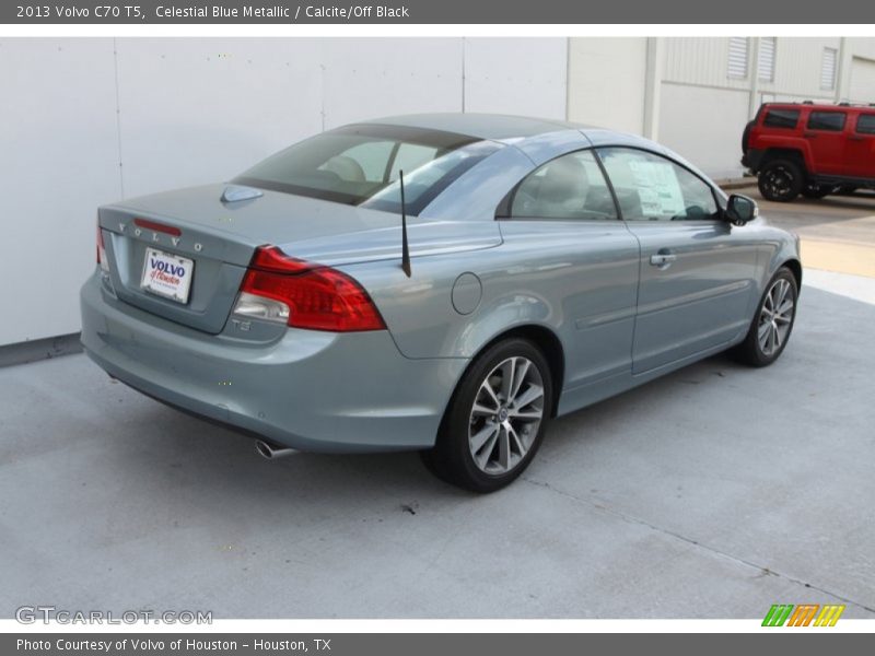 Celestial Blue Metallic / Calcite/Off Black 2013 Volvo C70 T5