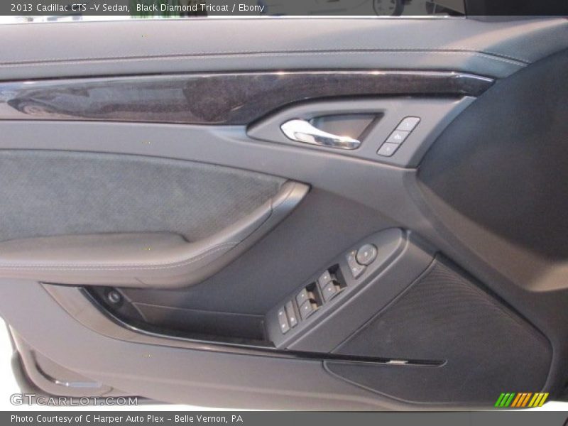 Black Diamond Tricoat / Ebony 2013 Cadillac CTS -V Sedan