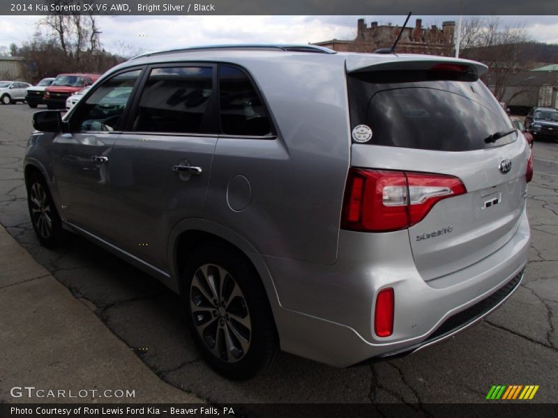 Bright Silver / Black 2014 Kia Sorento SX V6 AWD