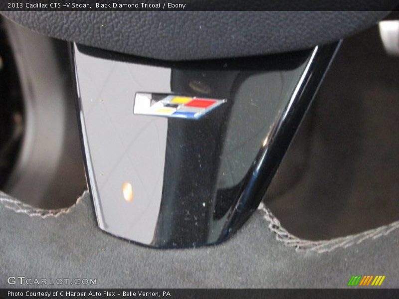 Black Diamond Tricoat / Ebony 2013 Cadillac CTS -V Sedan