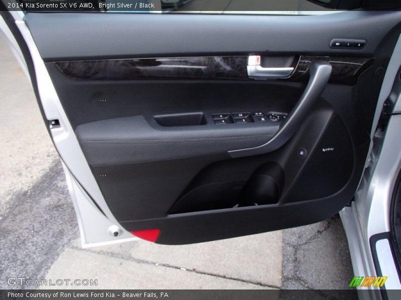 Bright Silver / Black 2014 Kia Sorento SX V6 AWD