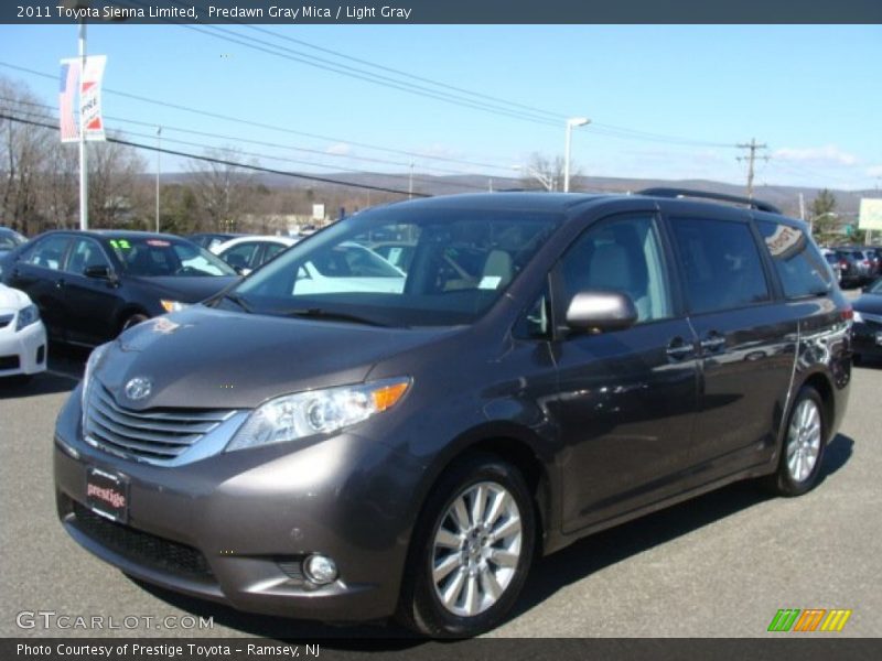 Predawn Gray Mica / Light Gray 2011 Toyota Sienna Limited