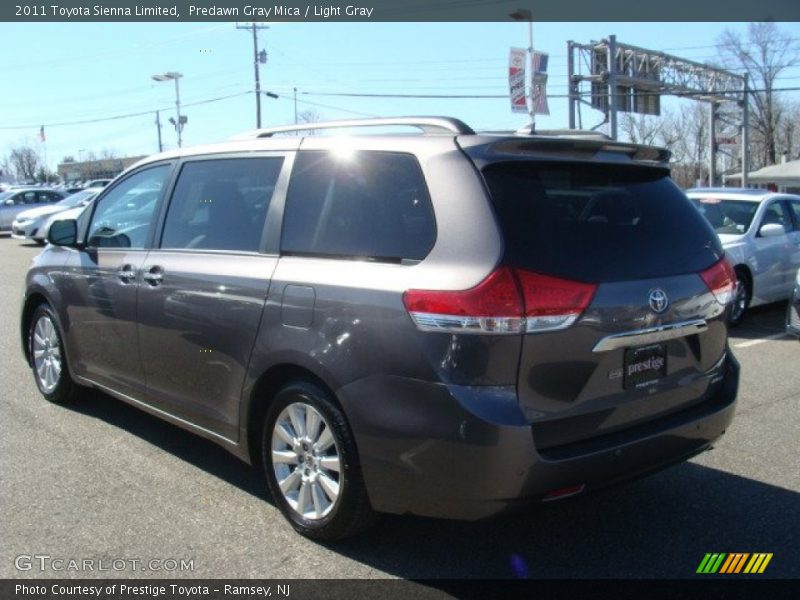 Predawn Gray Mica / Light Gray 2011 Toyota Sienna Limited