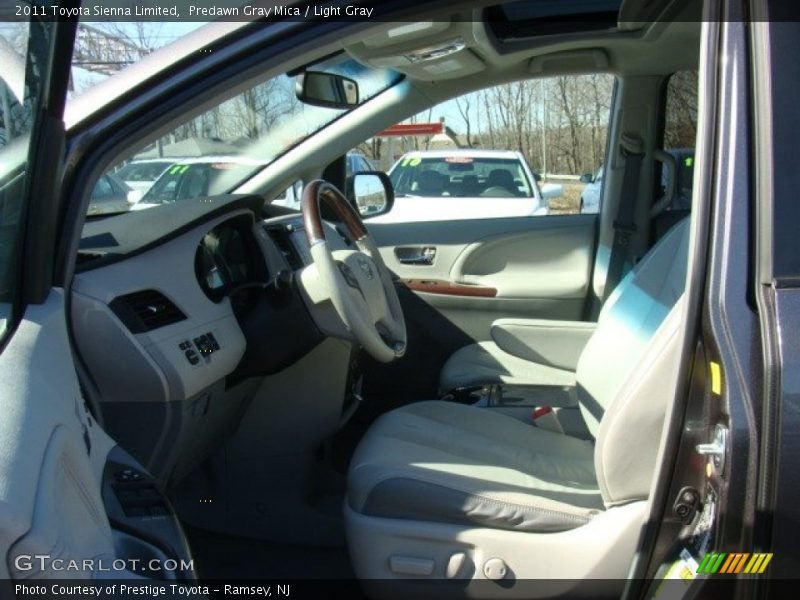 Predawn Gray Mica / Light Gray 2011 Toyota Sienna Limited