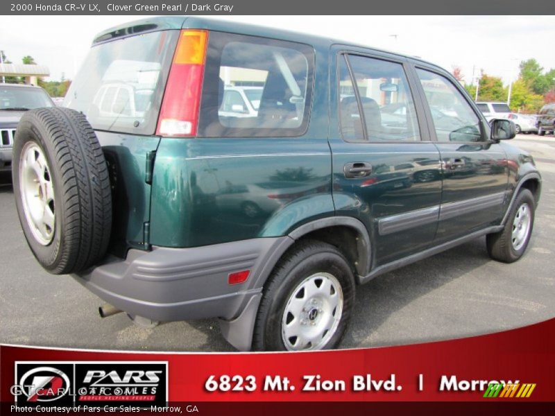 Clover Green Pearl / Dark Gray 2000 Honda CR-V LX