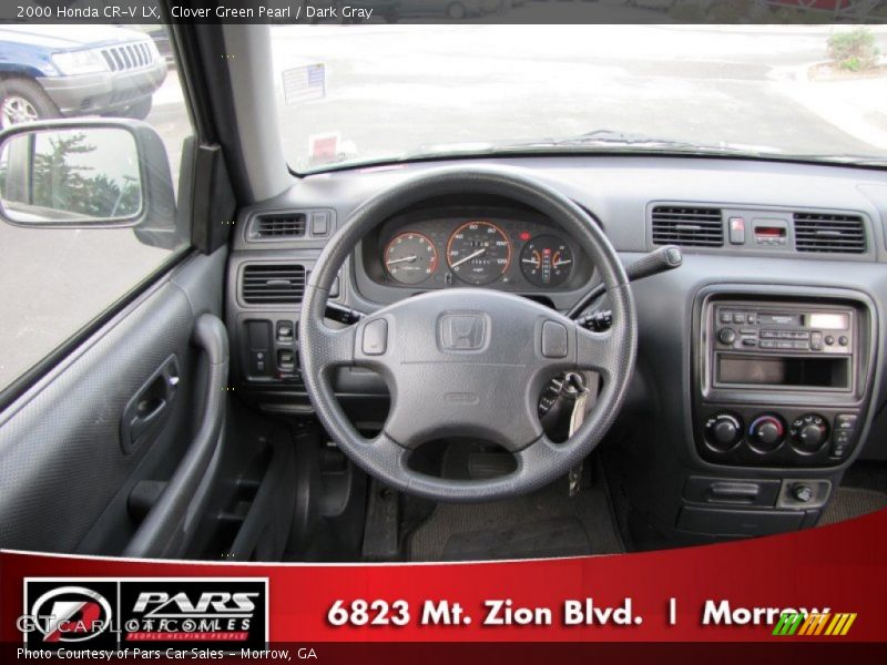 Clover Green Pearl / Dark Gray 2000 Honda CR-V LX