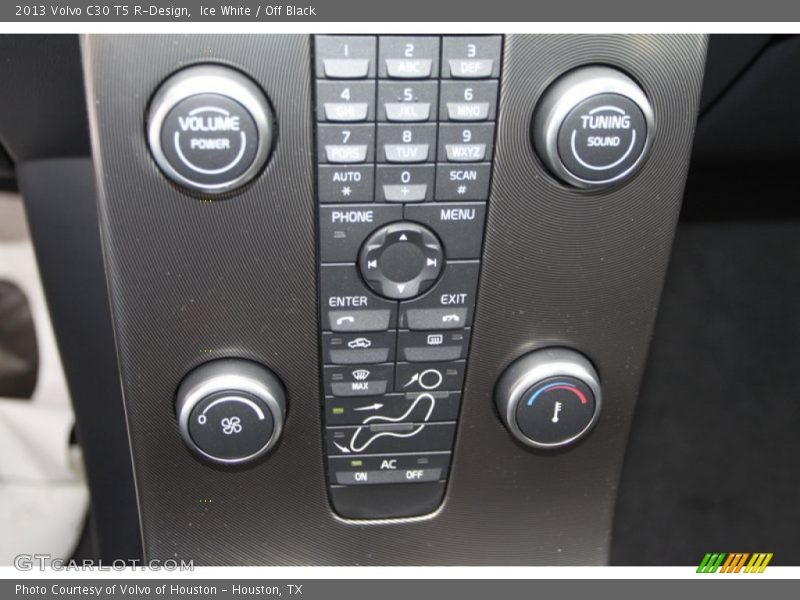 Ice White / Off Black 2013 Volvo C30 T5 R-Design